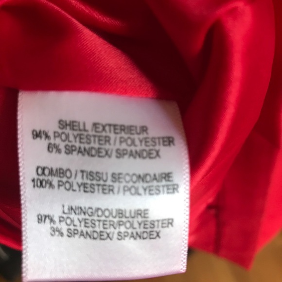 Badgley Mischka Belle Dress Red Strapless NWT - Picture 7 of 8